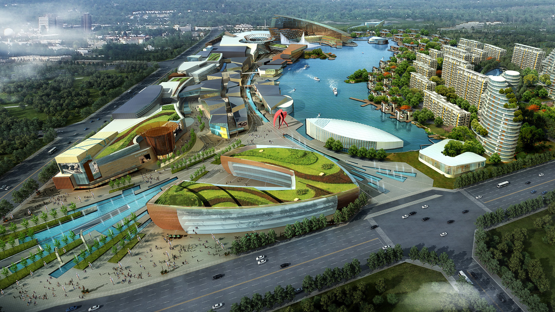 Chengdu Caesars Resort Master Plan, by Archilier Architecture