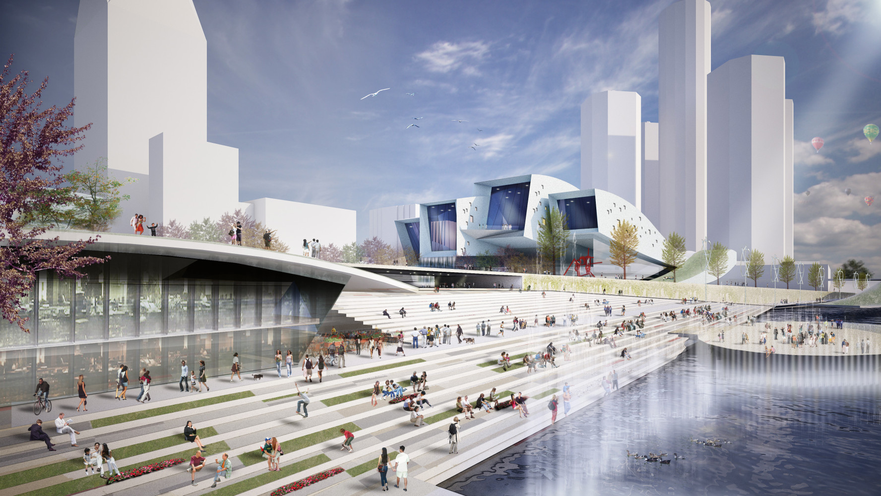 Detroit Riverfront Development, by Archilier Architecture