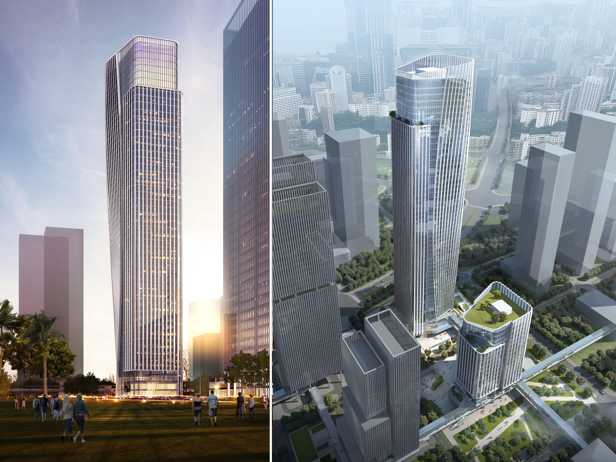 ARCHILIER TEAM WINS INTERNATIONAL COMPETITION TO DESIGN TWO OFFICE TOWERS IN SHENZHEN’S NEWLY-DEVELOPING QIANHAI DISTRICT